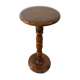 Vintage round wooden side table / guéridon / support