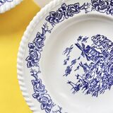 16 assiettes illustrée