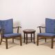 1940s Lounge Chairs by Tyge Hvass, Model 1628 for Fritz Hansen, Denmark