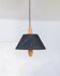 Temde ceiling light with silk shade - Mid-Century design - 1960s