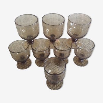 Série de 8 verres à pied