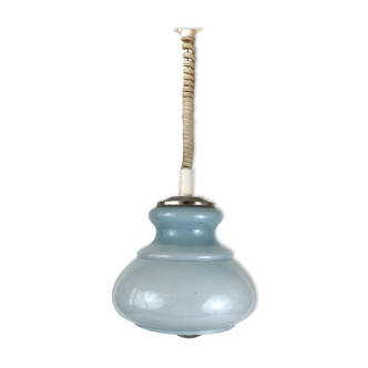 Suspension rise and fall vintage glass 80s