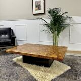 Design coffee table style elm magnifying glass