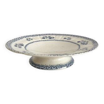 Low iron clay compote bowl “Astre” Boch Freres Keramis BFK
