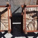 Pair of straw armchairs (Josep Torres Clavé, 1936)