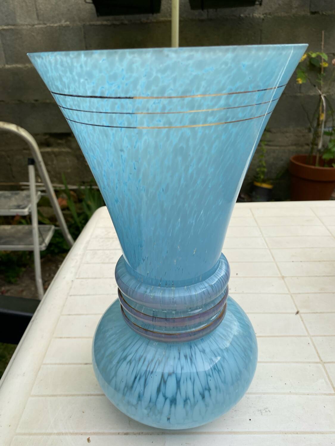 Large Clichy vase