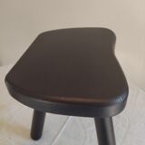 Black wood tripod stool