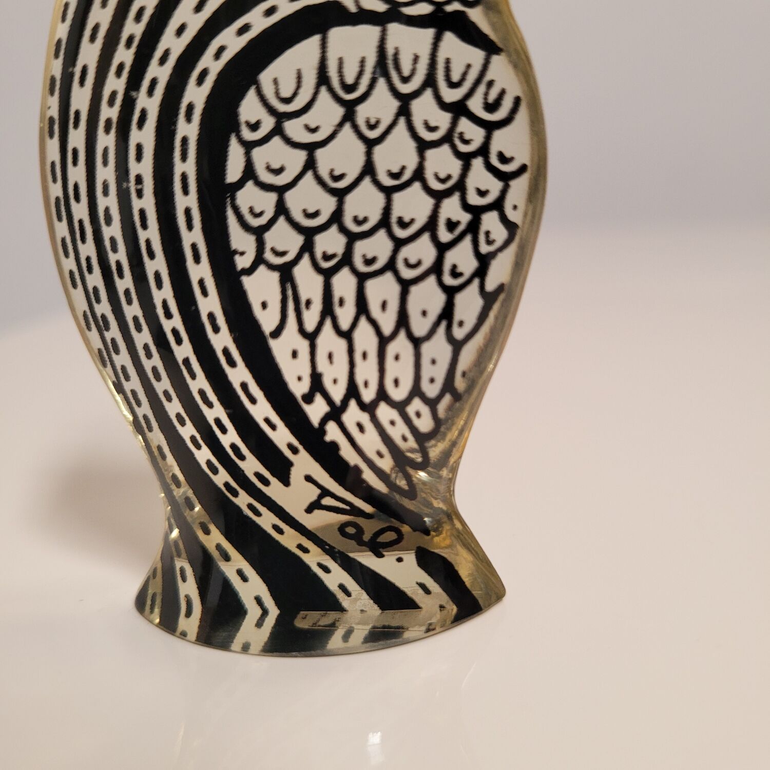 Abraham Palatnik resin owl or owls circa 1970