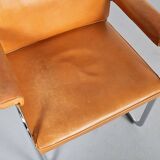 Set of 6 De Sede RH 305 Dining Chairs by Robert Haussmann in Cognac Leather