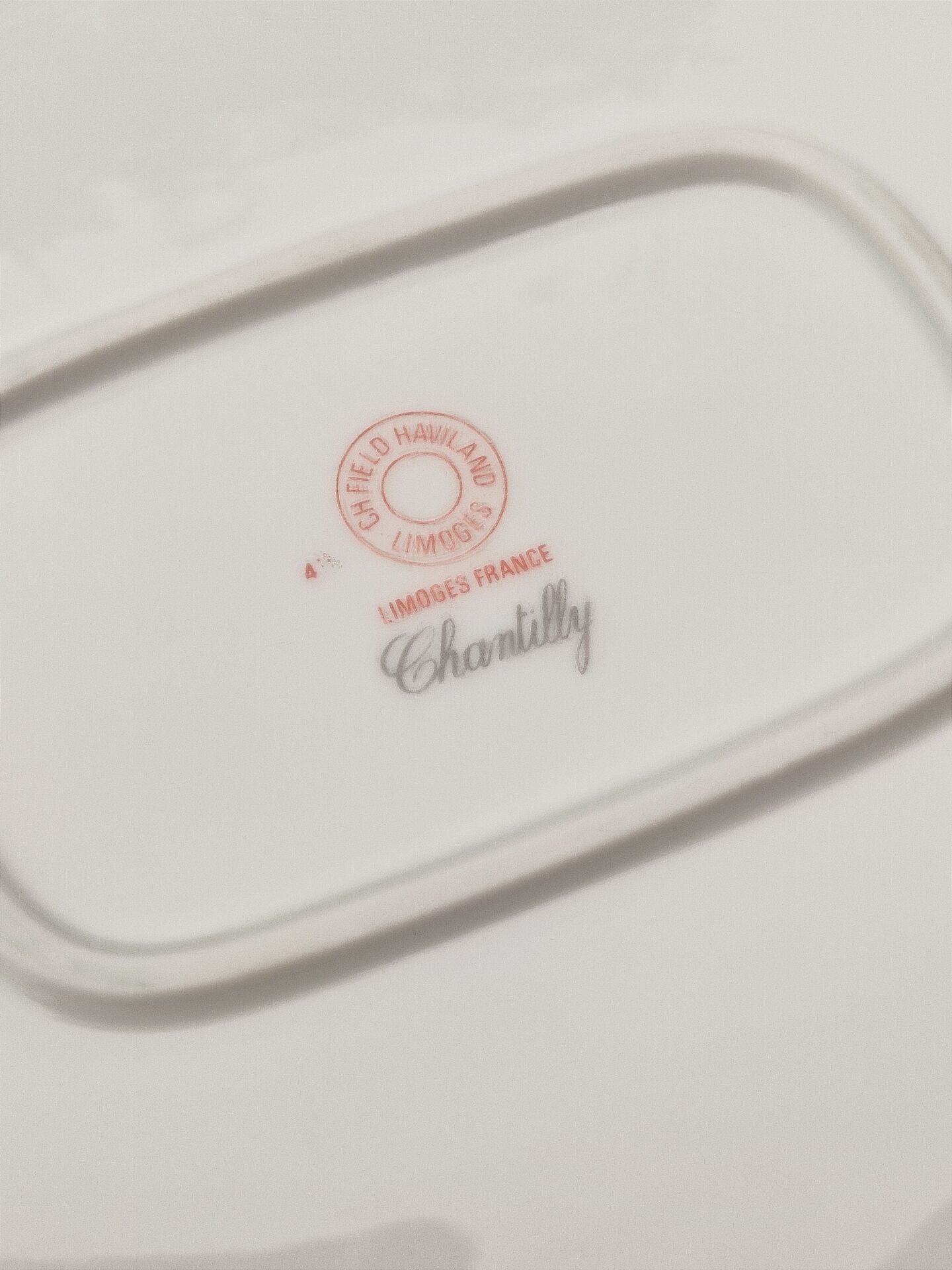 Serving dish in Limoges porcelain - Haviland