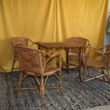 Rattan garden furniture