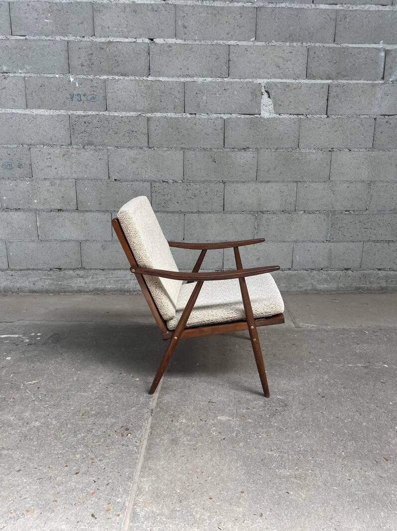 Boomerang armchair