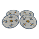 Lot de 4 assiettes Sarreguemines