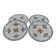 Lot de 4 assiettes Sarreguemines