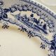 2 Antique Gilman Sacavem Statue Dinner Plates / Serving Dishes