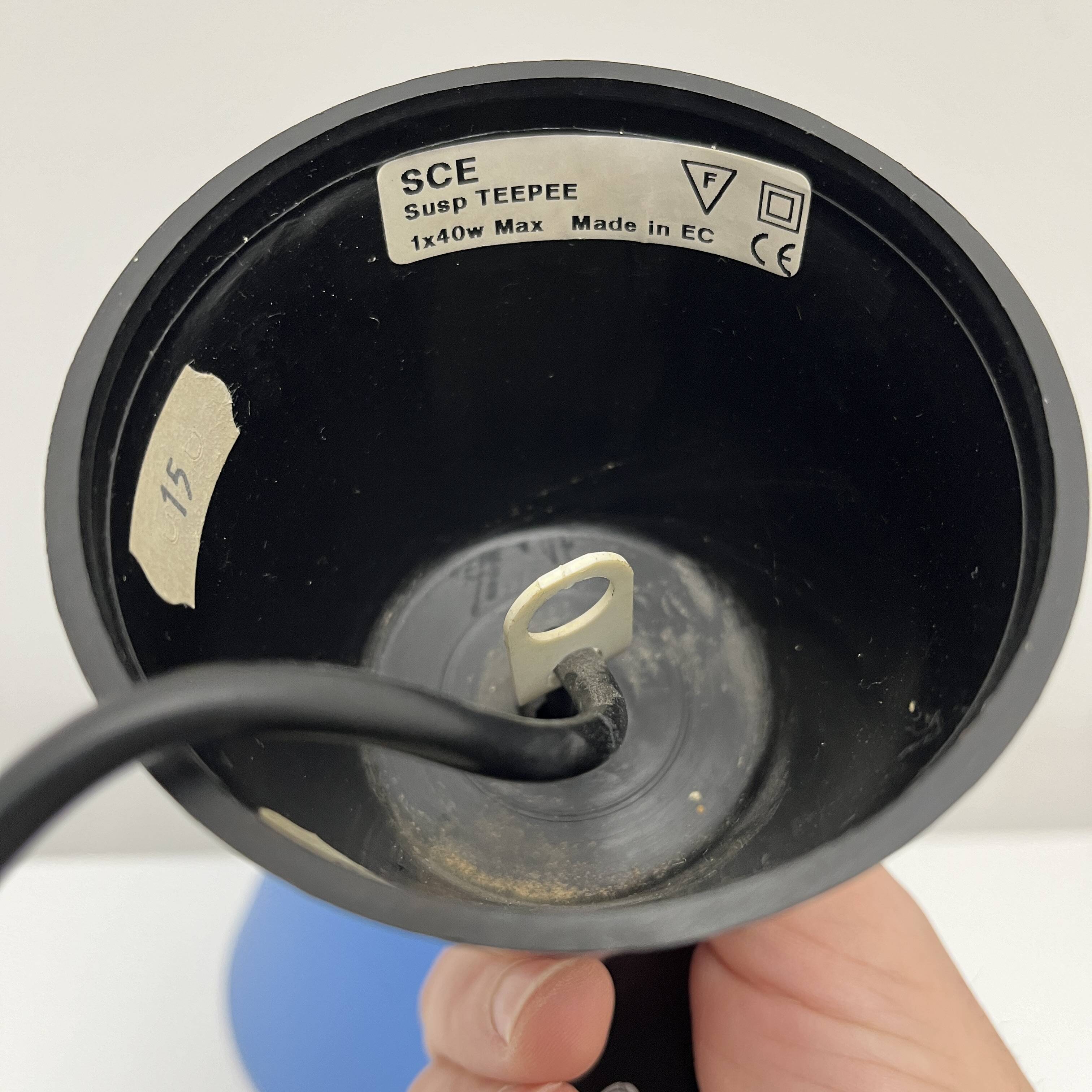 SCE Teepee pendant light 80s vintage design no memphis