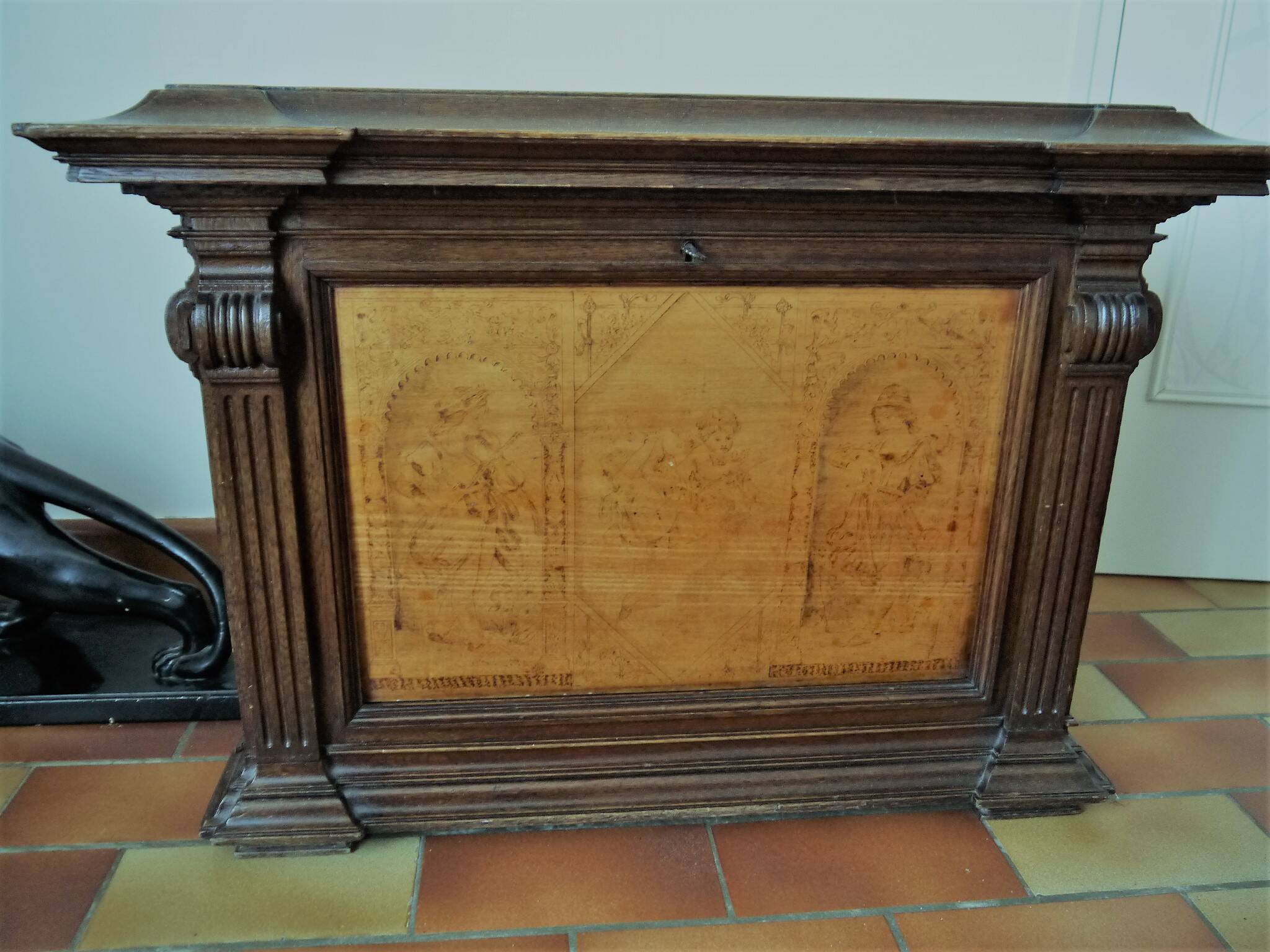 Coffre style Henri II, XIXème