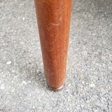 6 scandinavian black and beech chairs