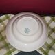 Green Scottish plates Moulin des Loups