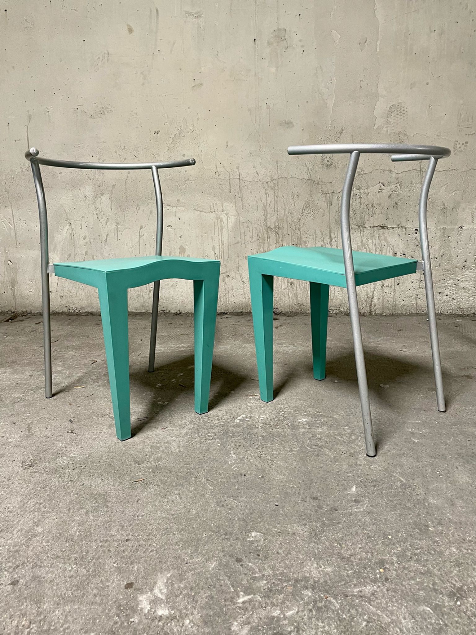 Pair of Dr. Glob chair by Starck for kartell in the 1990s