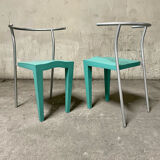 Pair of Dr. Glob chair by Starck for kartell in the 1990s