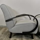Restored armchairs by Jindrich Halabala