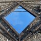 art deco wrought iron wall mirror