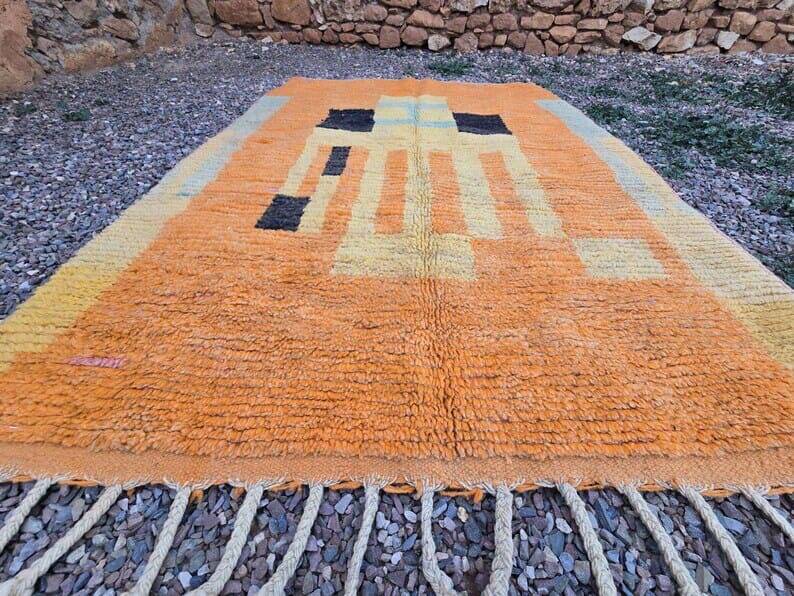 Moroccan Beni Ouraine Berber rug, size 200 x 300 cm