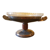 Coupe sur piedouche art déco 1930.