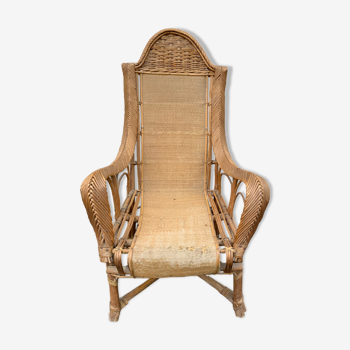 Rattan armchair