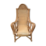 Rattan armchair