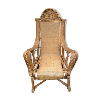 Rattan armchair