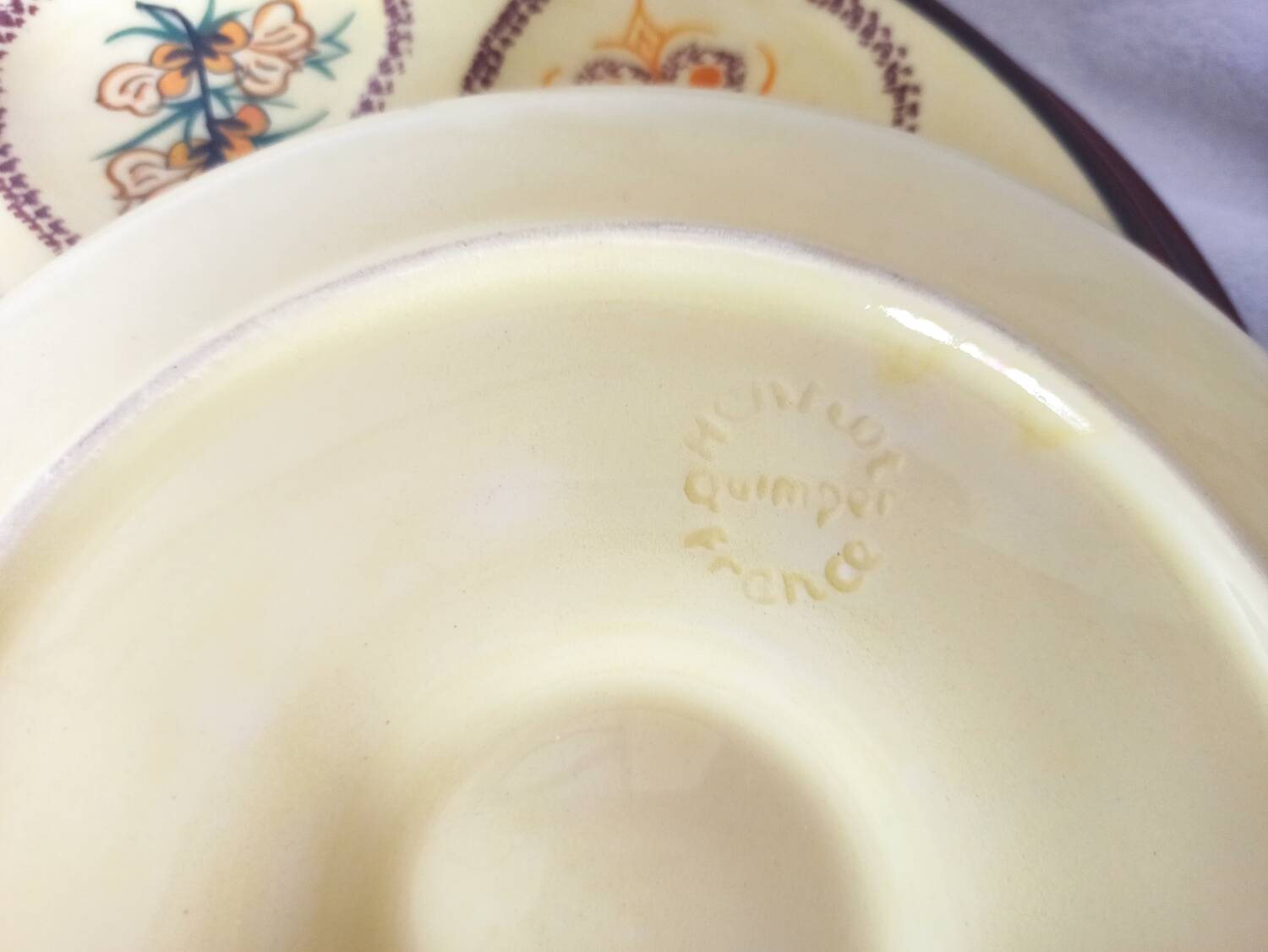 Oyster platter and 6 plates