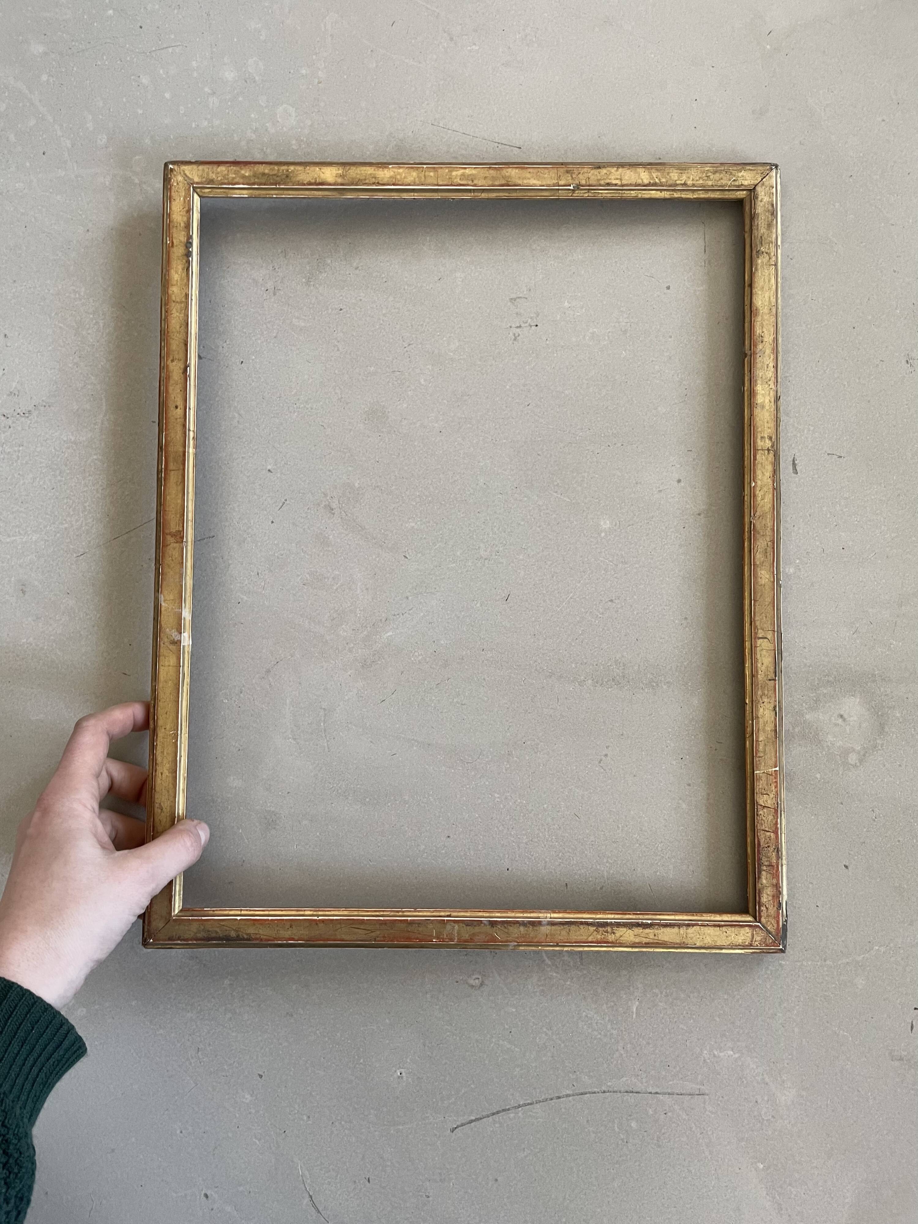 Old golden frame 33x42cm