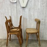 set of 3 mismatched bistro chairs