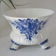 Cache pot céramique faïence  bleu delft