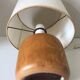 Vintage pine lamp - 70s