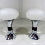 Set of 2 large Space Age table lamps 1960's