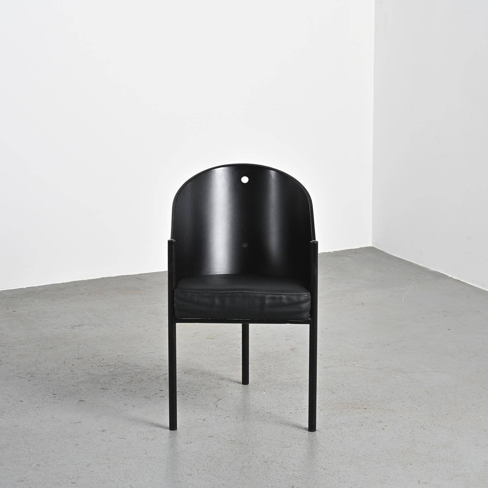 Suite de six fauteuils Costes par Philippe Starck, circa 1984