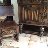 Vintage Henri II sideboard purchased in Drouot in 2000