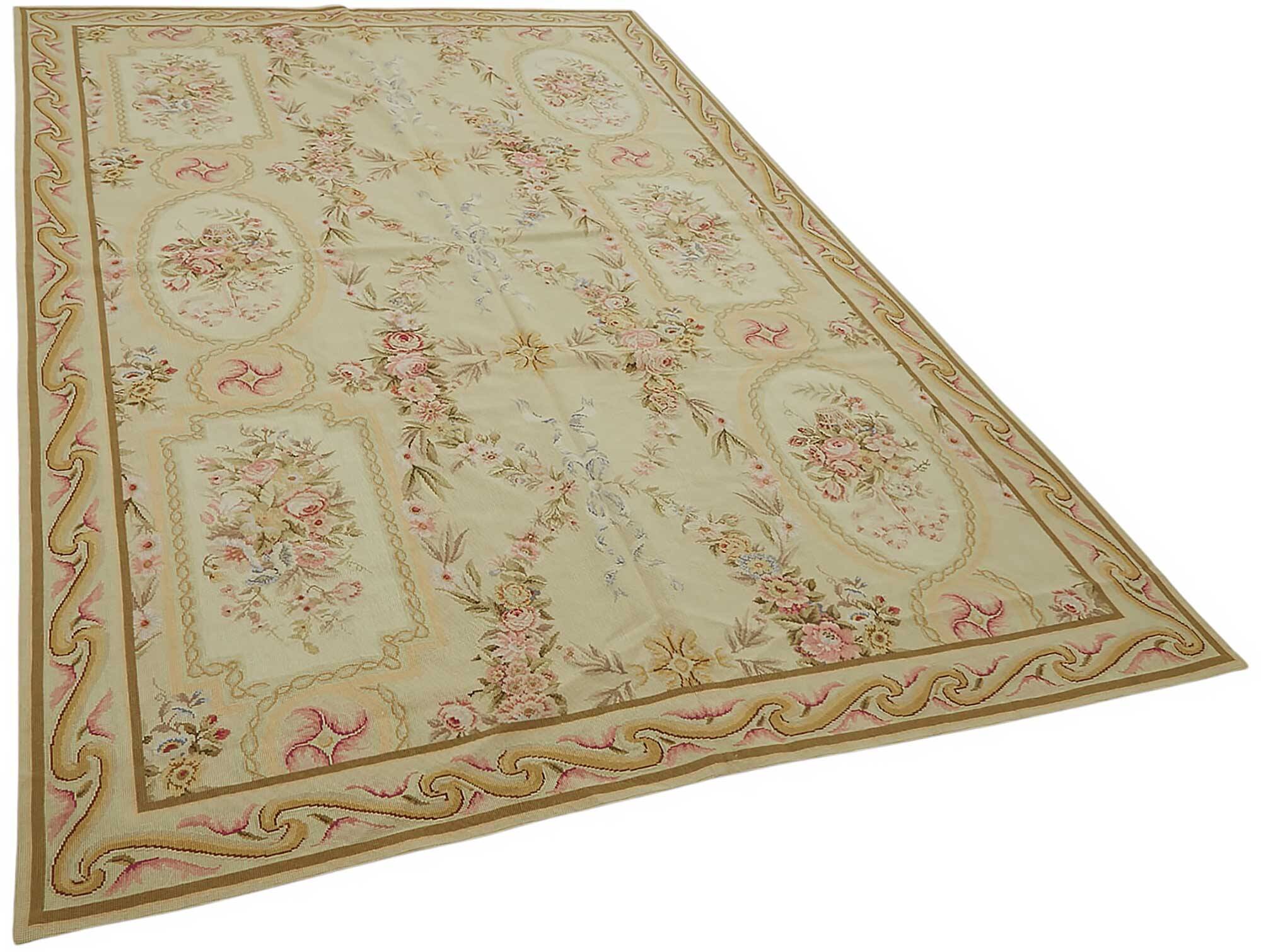Handmade Vintage Flatweave Needlepoint Kilim 177 cm x 277 cm
