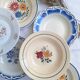 Vintage soup plates