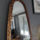 Large rattan mirror 60'