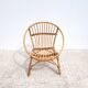 Rattan basket armchair for children