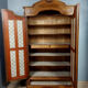 Louis XV wardrobe in walnut with blond patina circa 1880-1900