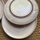 6 Danish ceramic plates
