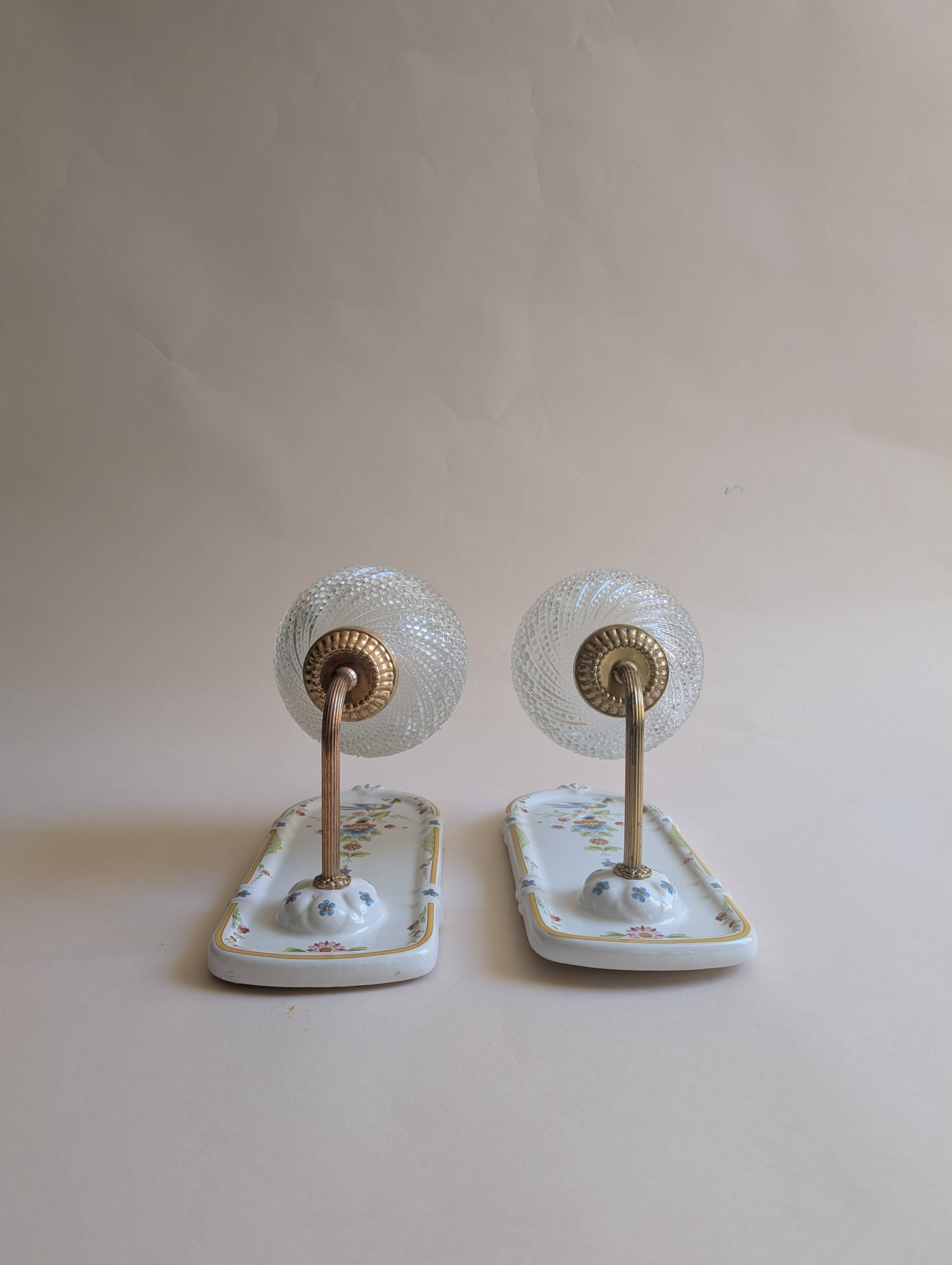 Ceramic wall lights