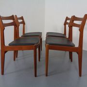 Danish Teak Dining Chairs from Vamo Mobelfabrik, 1960s, Set of 4