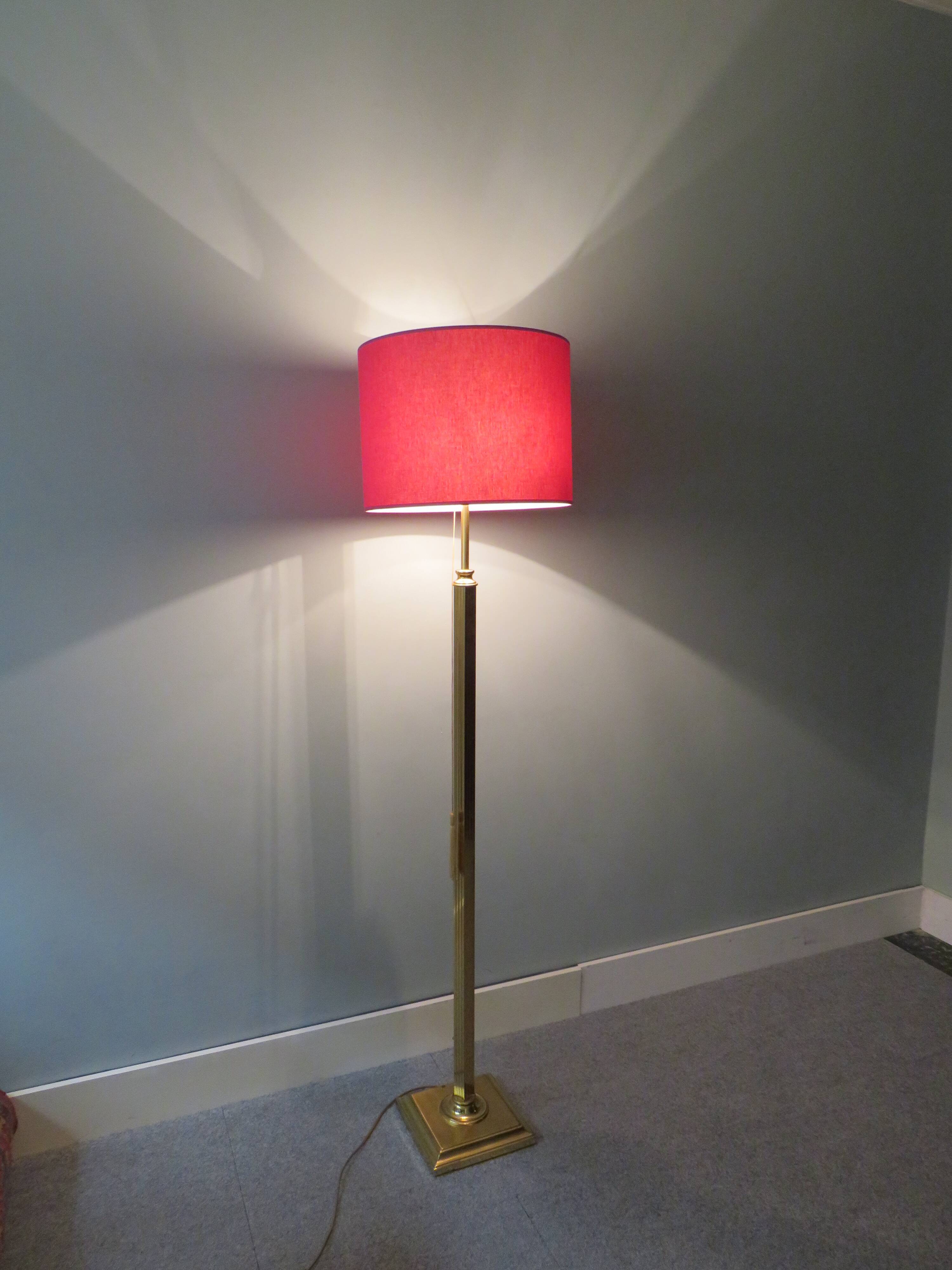 Brass lamppost, Hollywood Regency of the 1970s