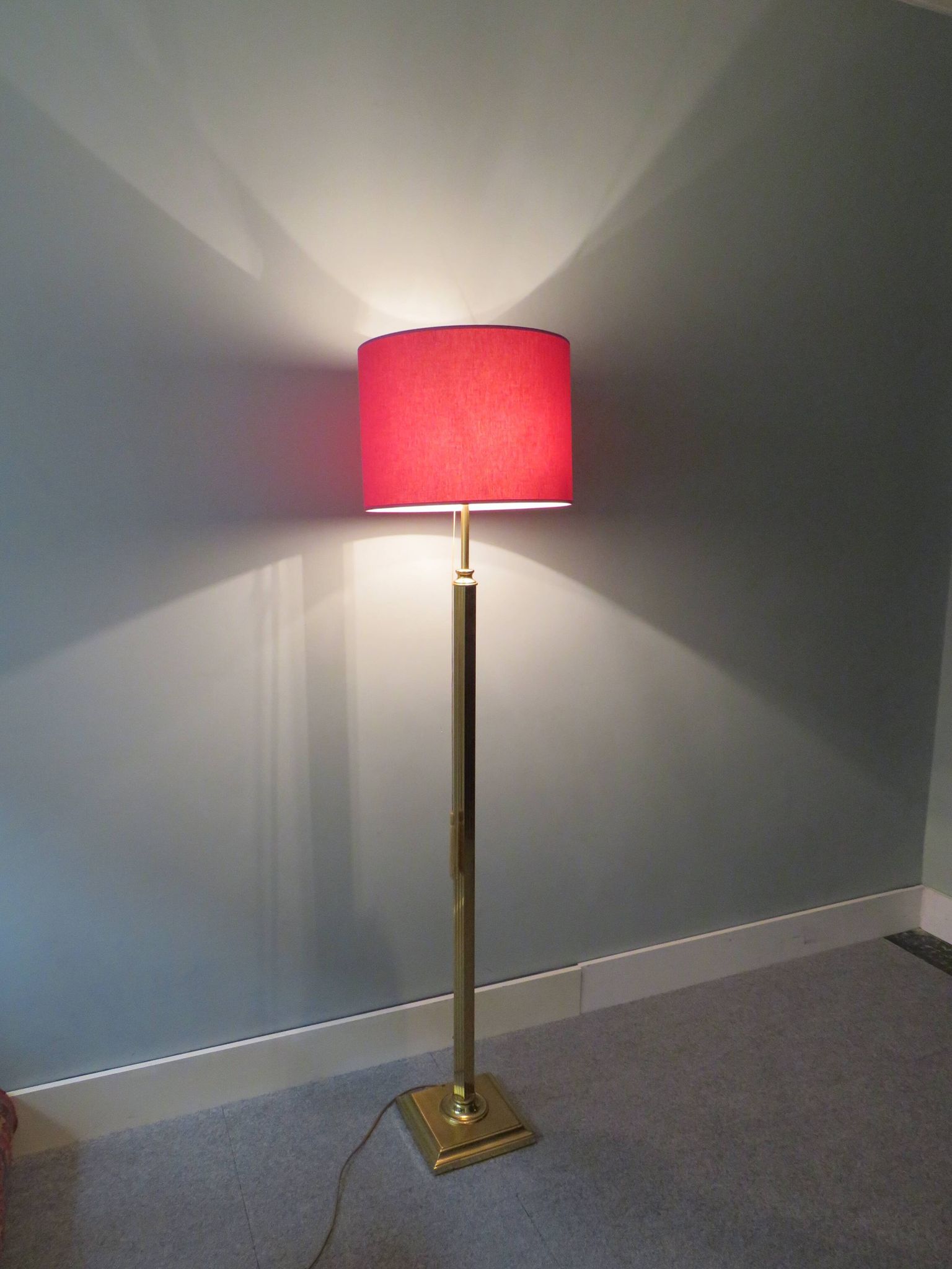 Brass lamppost, Hollywood Regency of the 1970s